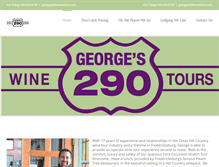 Tablet Screenshot of 290winetours.com